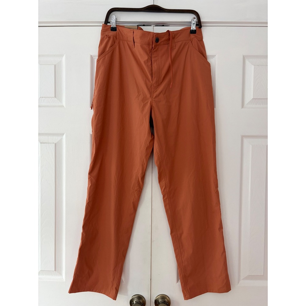 Patagonia Quandary Hiking Pants Womens 14 Reg Sienna Clay Orange 55417 UPF 40+